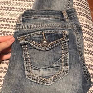 Day trip bootcut jeans